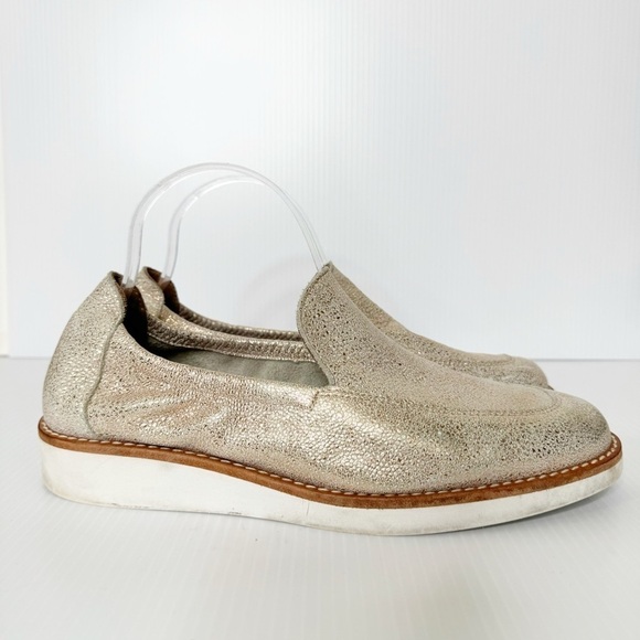 Arche Gold Metallic Danock Mocassins Shoes Size 41 or 9.5 US - Picture 7 of 10